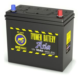 Аккумуляторная батарея 6CТ-50 L АЗИЯ п.п.